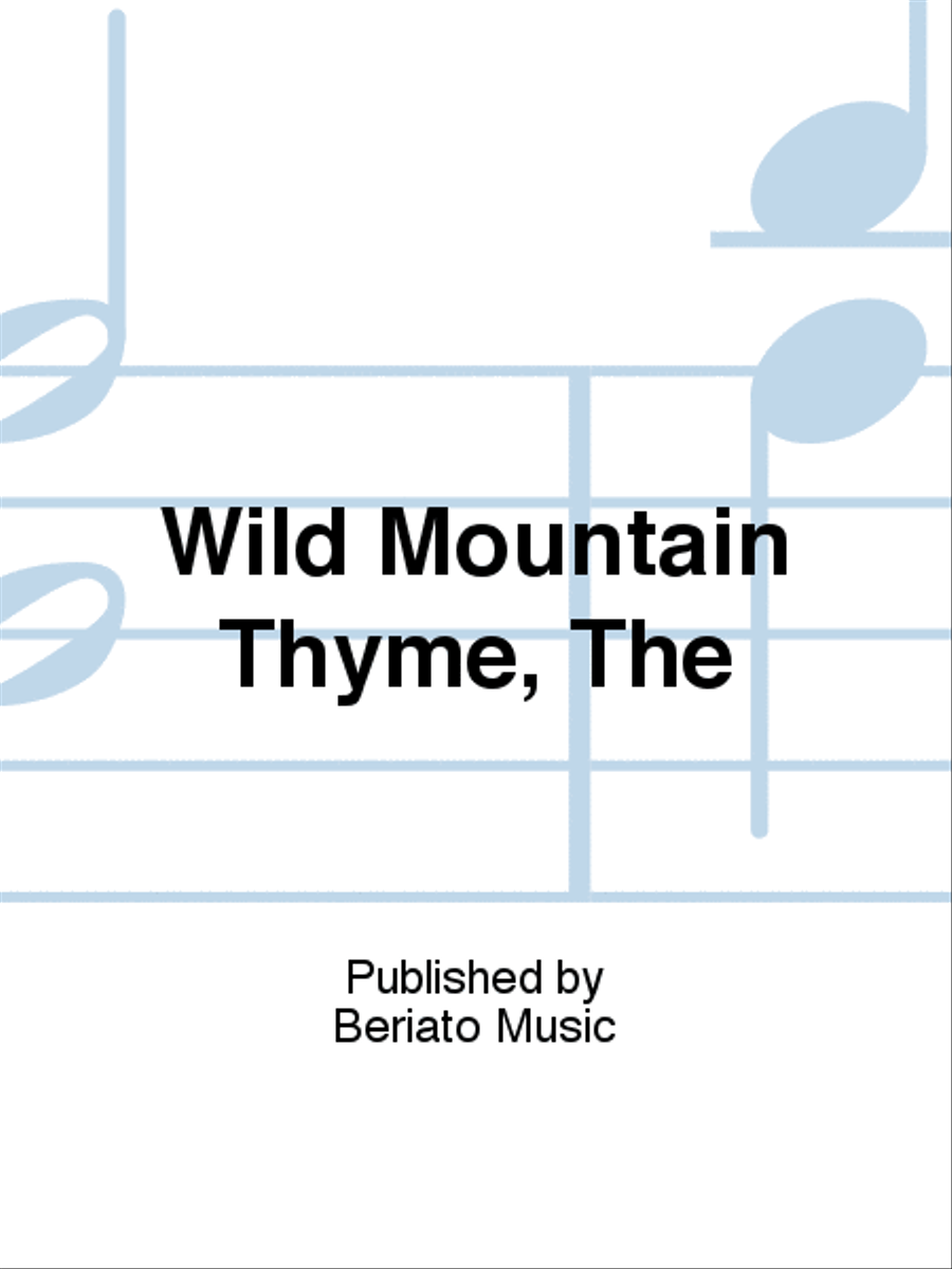 Wild Mountain Thyme, The Piano, Vocal, Guitar scores gallery preview page 1