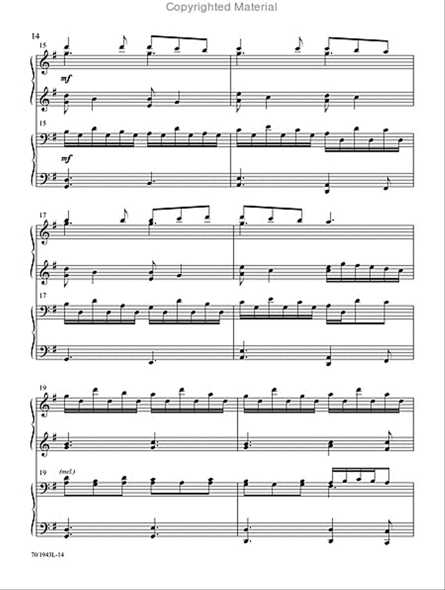 News of Great Joy! News of Great Joy! Piano Duet scores gallery preview page 12
