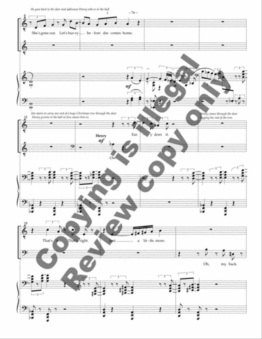 The Gift Of The Magi Piano, Vocal scores gallery preview page 16