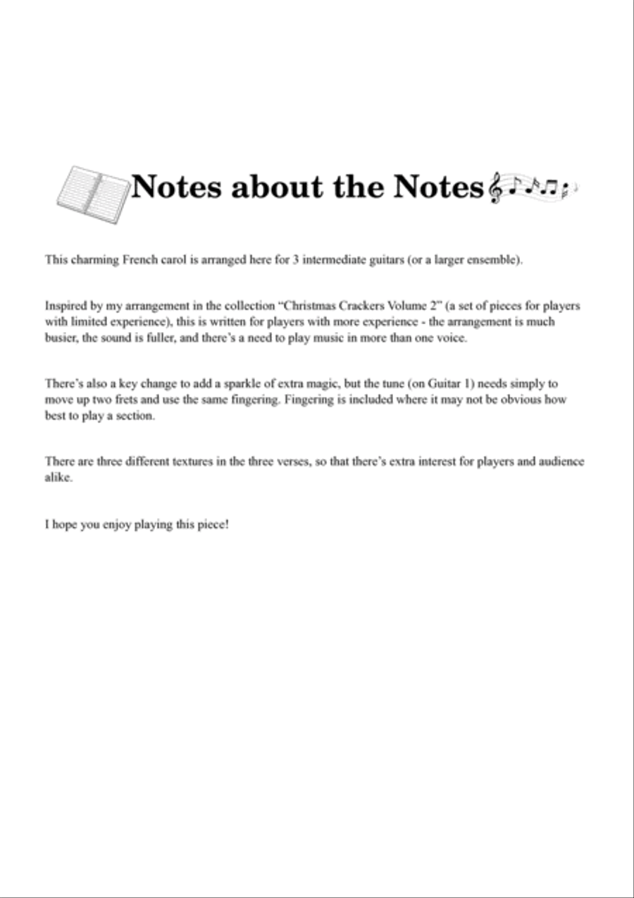 Bring A Torch, Jeanette, Isabella - Guitar Trio Guitar Ensemble scores gallery preview page 3