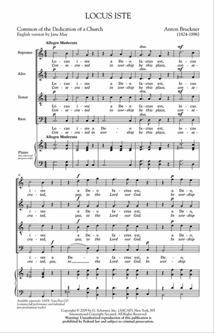 Locus Iste 4-Part scores gallery preview page 2
