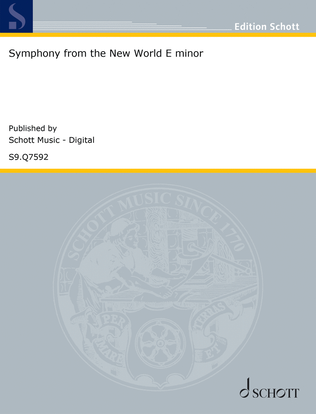 Book cover for Symphony from the New World E minor