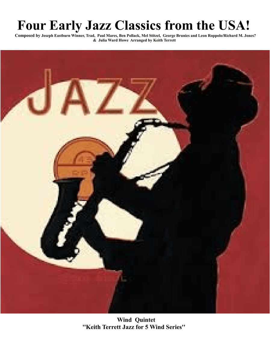 Four Early Jazz Classics from the USA for Wind Quintet Woodwind Quintet scores gallery preview page 1