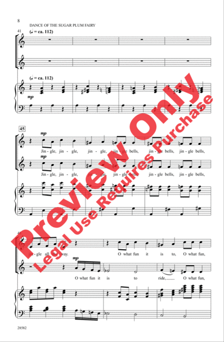 Nutcracker Jingles 2-Part scores gallery preview page 7
