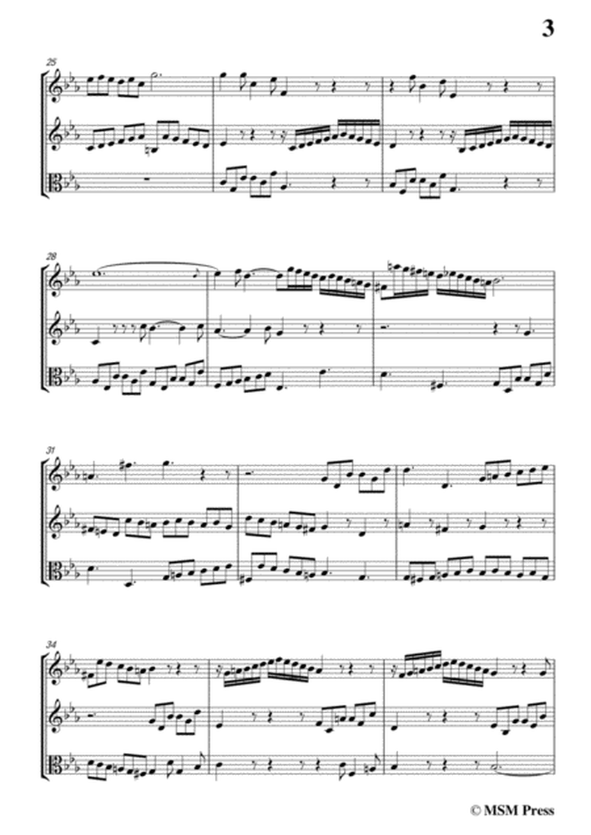 Bach,J.S.-15 Terzetti,for Violin I,II and Viola in C Major image number null