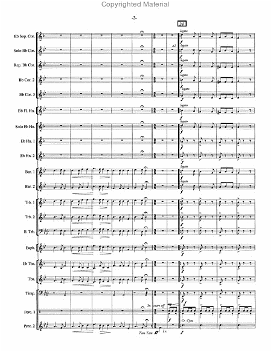 We Three Kings Brass Ensemble scores gallery preview page 4