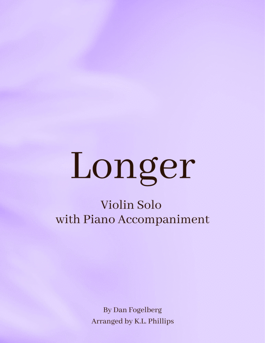 Longer Violin Solo scores gallery preview page 1