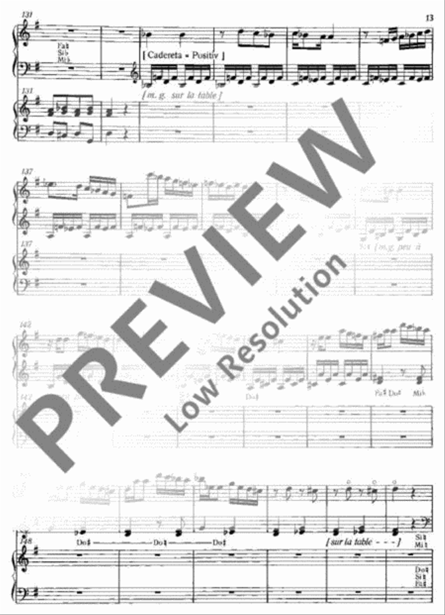 One Concerto for two Organs Harp scores gallery preview page 14