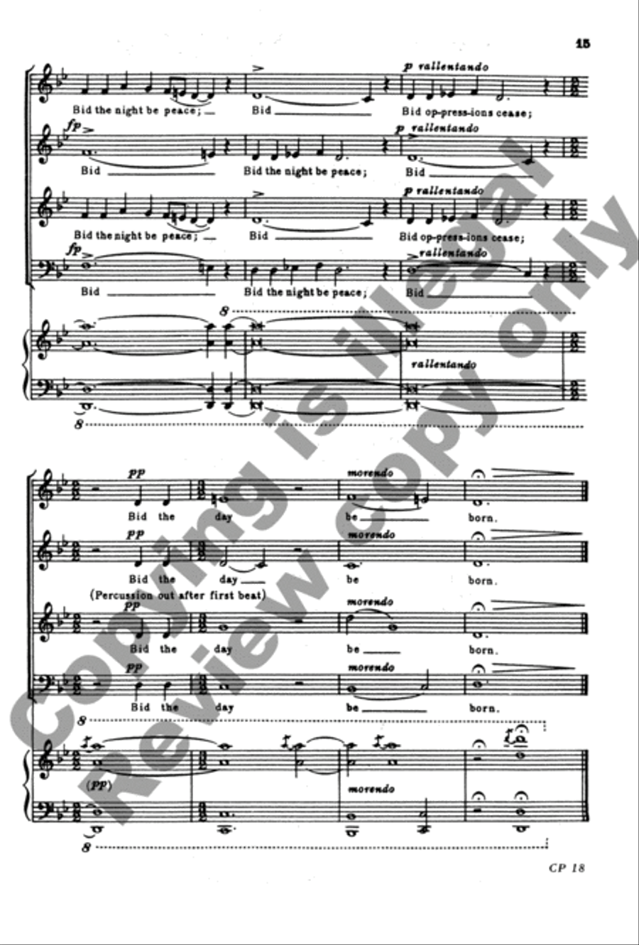 Dirge for the Savior Dirge for the Savior 4-Part scores gallery preview page 27