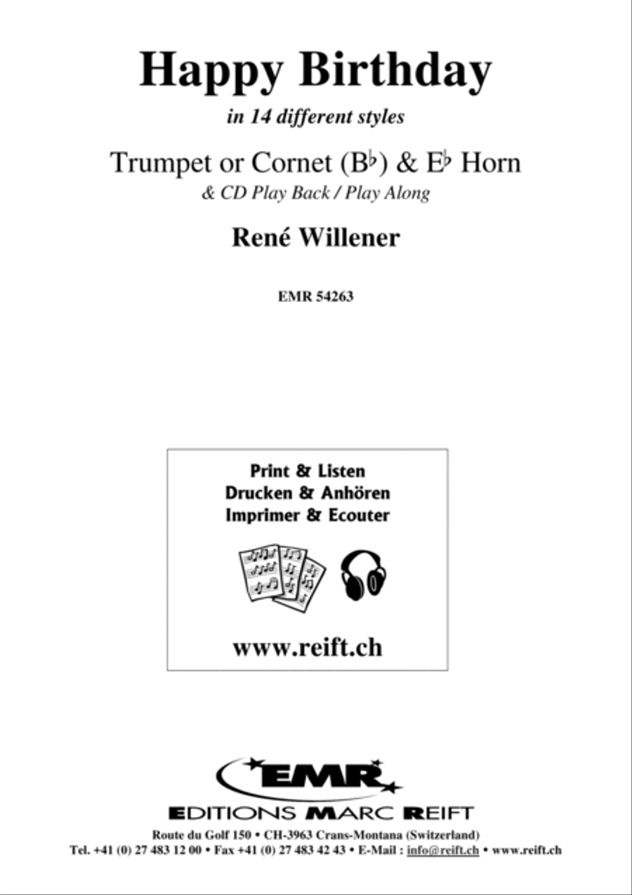 Happy Birthday Cornet - Sheet Music page 2