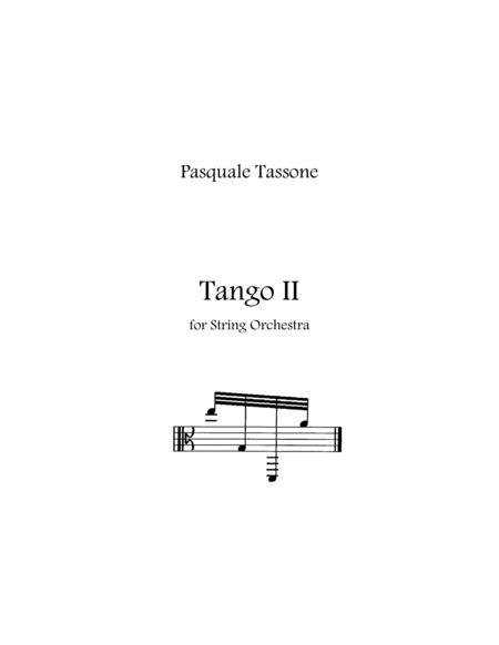 Tango 2 for String Orchestra image number null