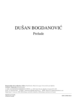 Book cover for Prelude (fl. / guit.)