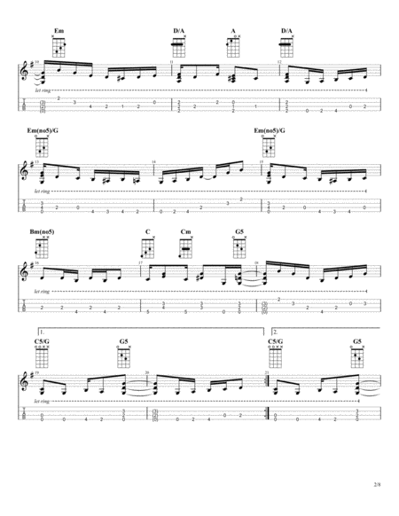 Pine Apple Rag (Scott Joplin) for Fingerstyle Ukulele Solo