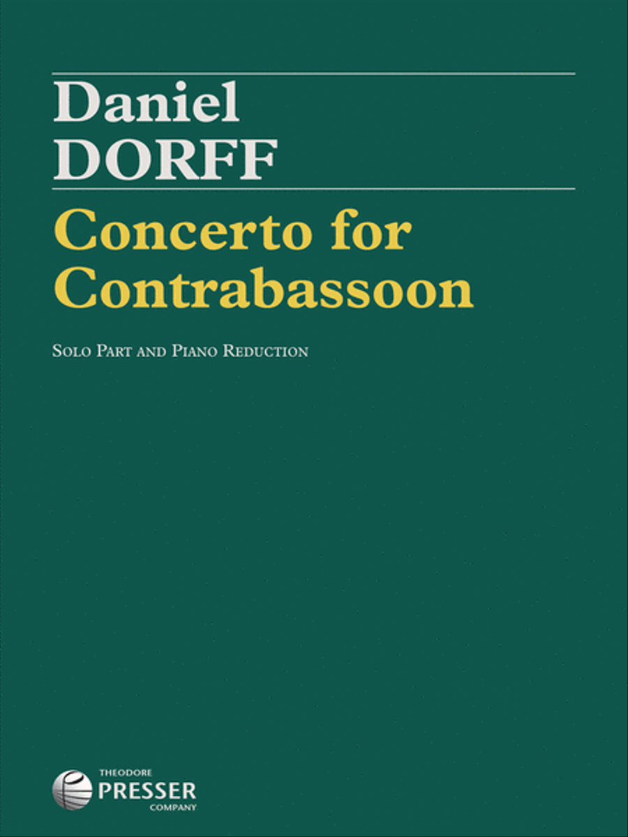 Concerto for Contrabassoon Chamber Music scores gallery preview page 1