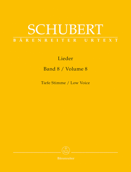 Lieder, Volume 8 (Low Voice)