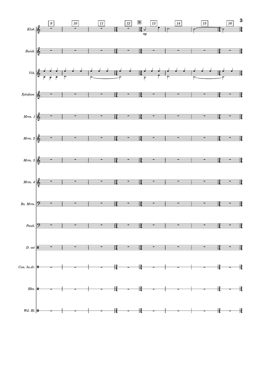 Interstellar Percussion Ensemble scores gallery preview page 3