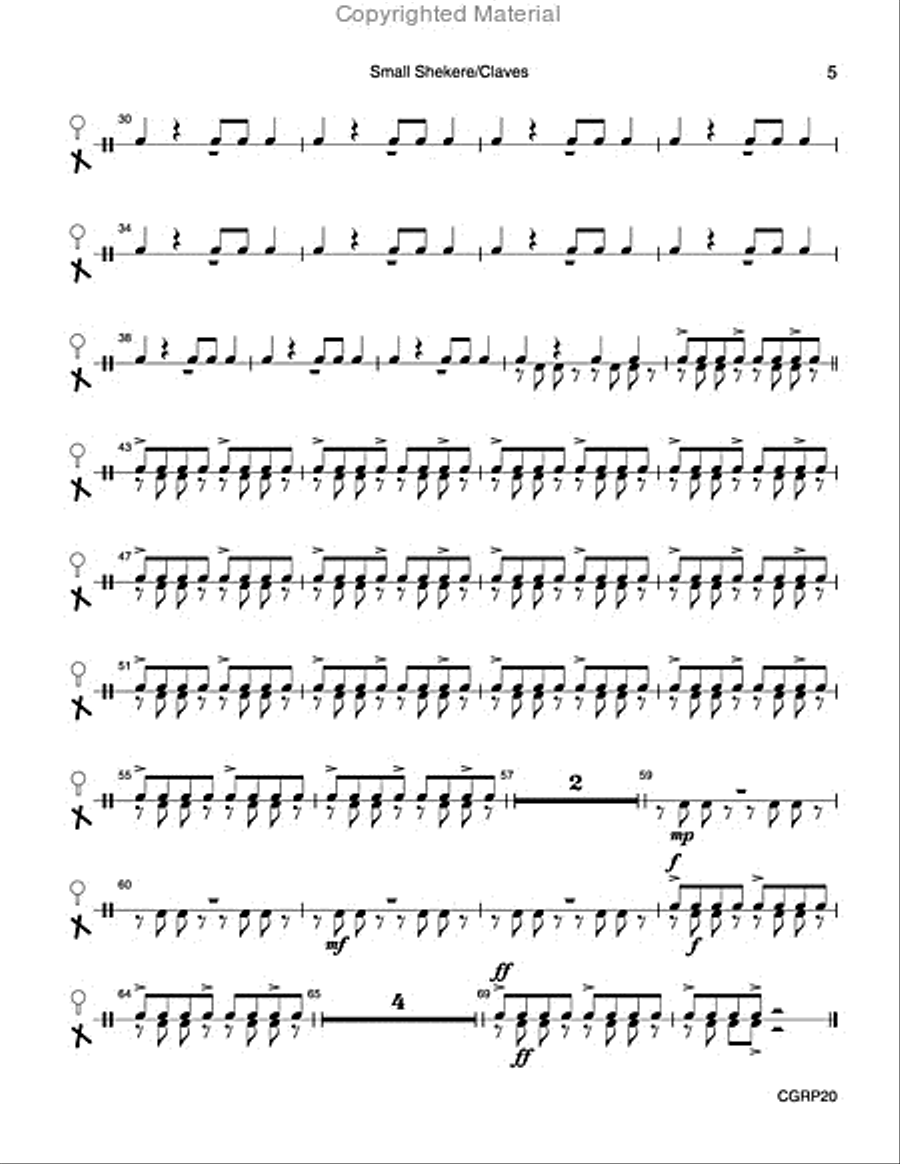 Tunaomba Mungu Atawale We Pray God to Reign Reproducible Instrumental Parts Reproducible Packs scores gallery preview page 4