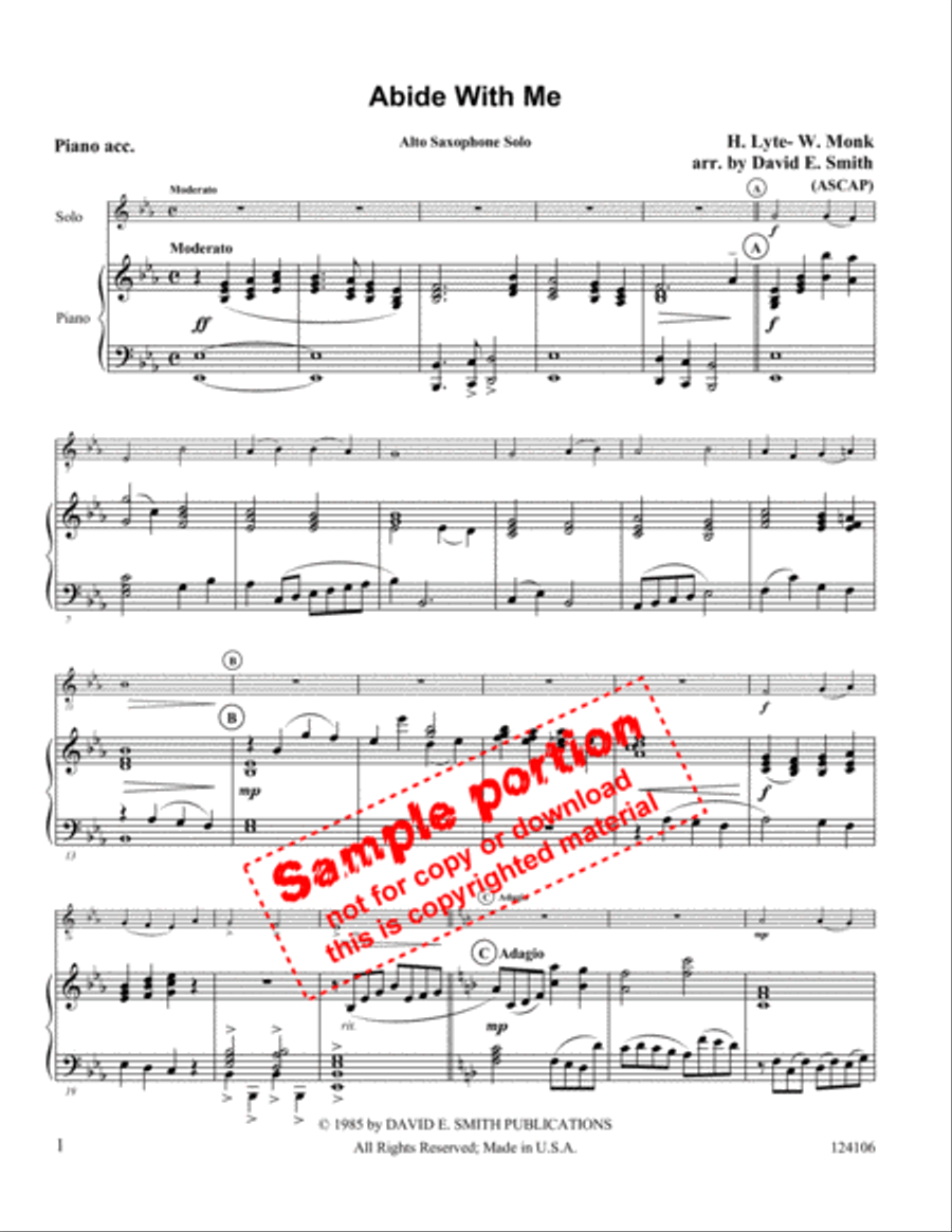 Abide With Me Abide With Me Flute scores gallery preview page 2