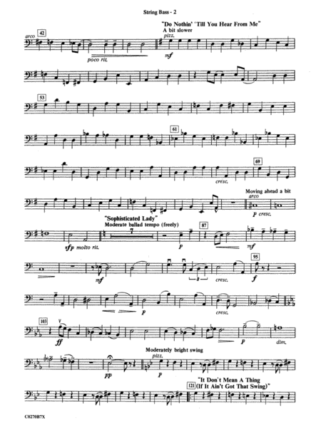Duke Ellington: String Bass