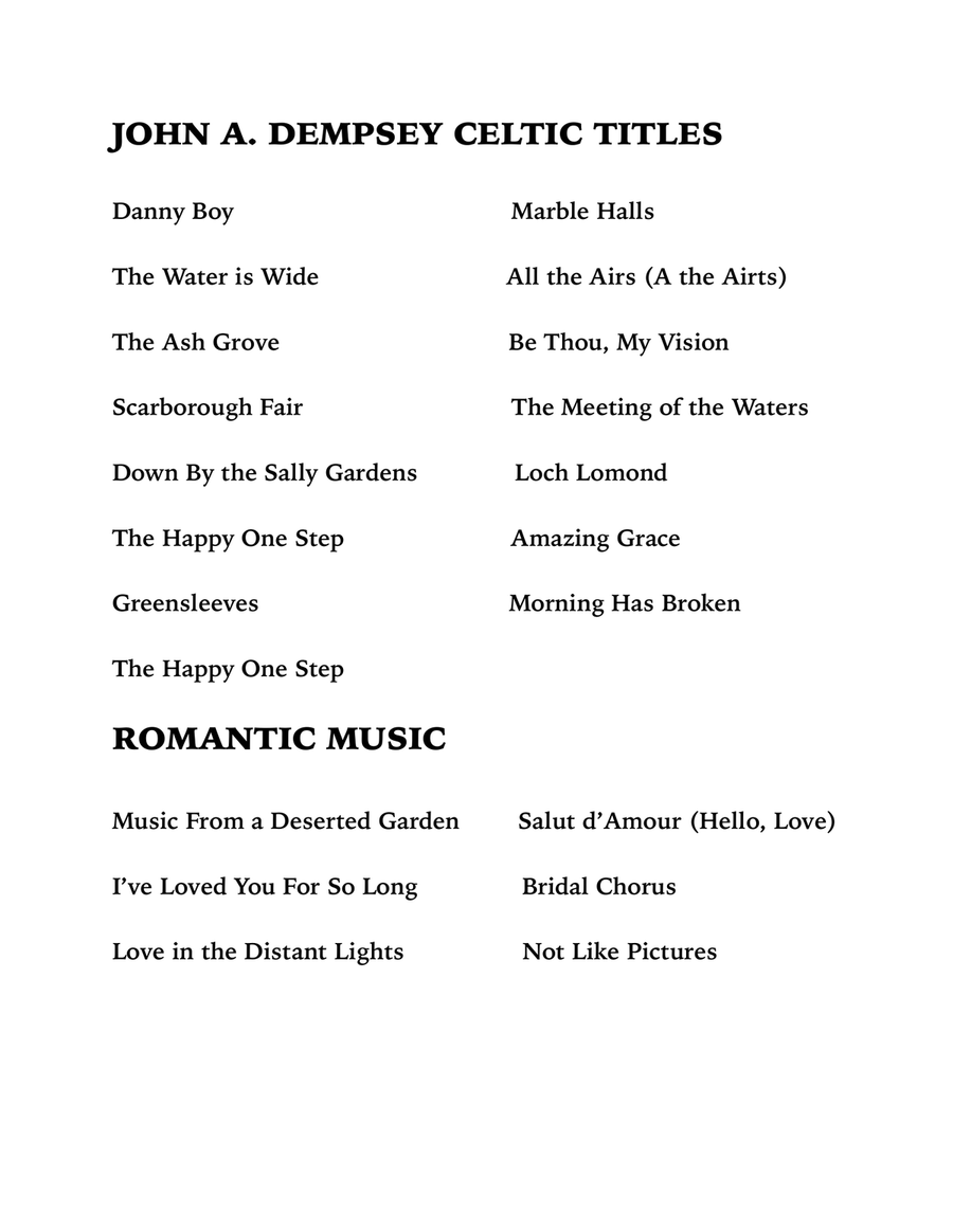 The Water is Wide (Piano/Vocal/Guitar/Flute or Penny Whistle) Piano, Vocal scores gallery preview page 2