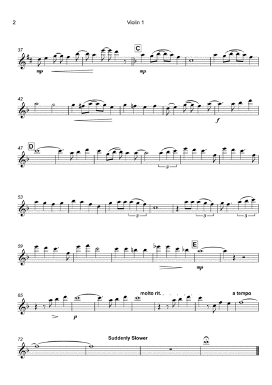 A Whole New World (from 'Aladdin') String Quartet scores gallery preview page 3