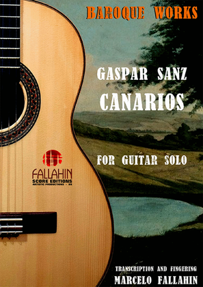 Book cover for CANARIOS - GASPAR SANZ - FOR GUITAR SOLO
