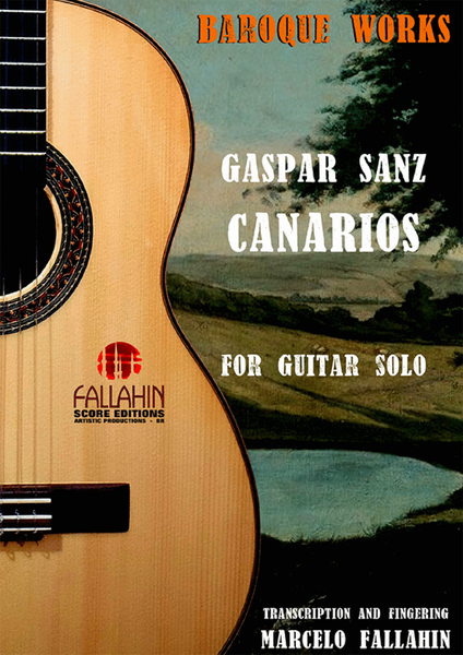CANARIOS - GASPAR SANZ - FOR GUITAR SOLO image number null