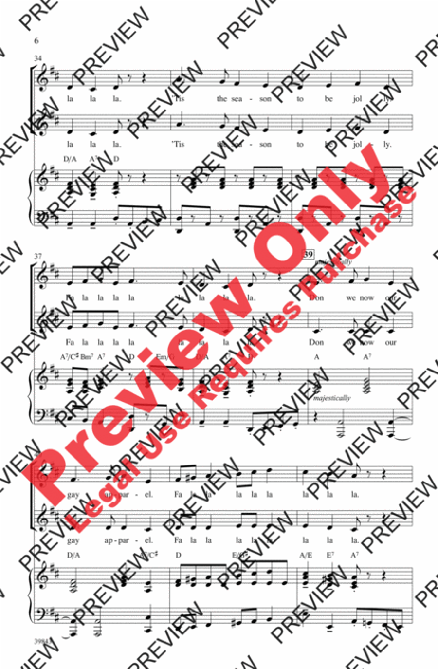 Jolly Jingle Christmas Medley 2-Part scores gallery preview page 25