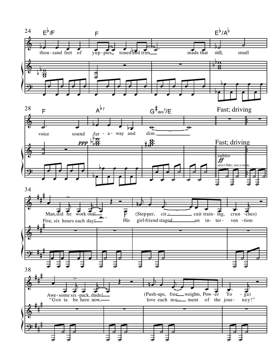 Going Nowhere Fast Piano, Vocal scores gallery preview page 2