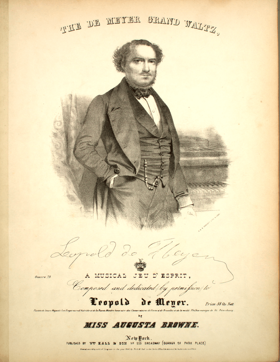 The De Meyer Grand Waltz. A Musical Jeu D'Esprit