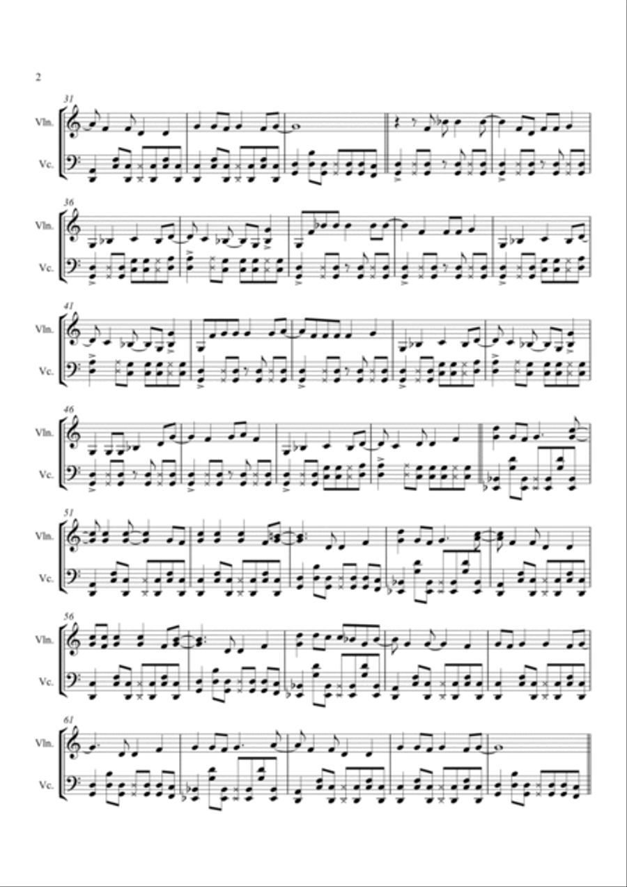 Happy Happy Score and Parts scores gallery preview page 3