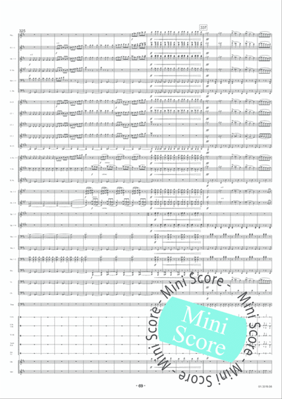 Feste Romane Concert Band scores gallery preview page 73
