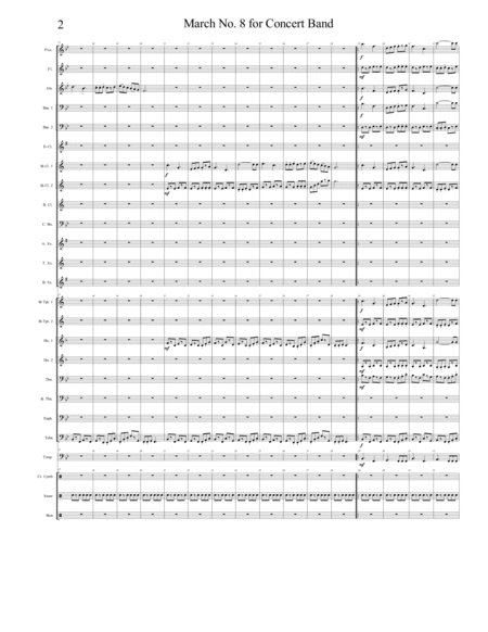 March No. 8 for Concert Band image number null