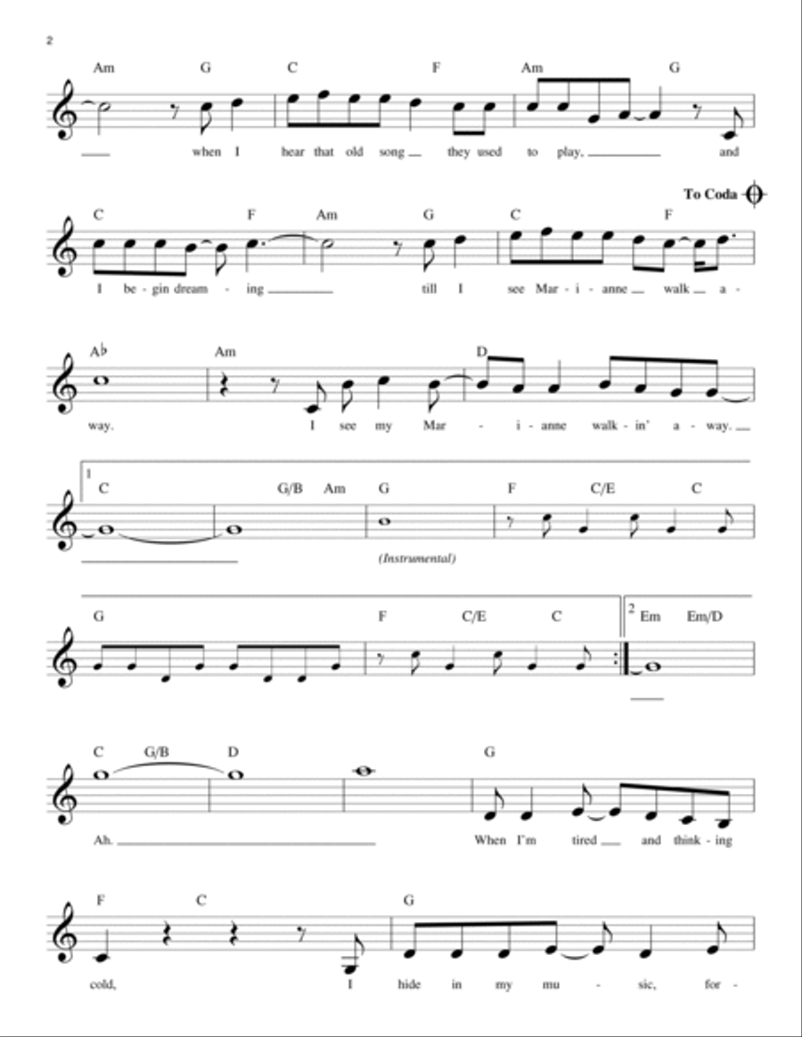 More Than A Feeling Piano scores gallery preview page 2
