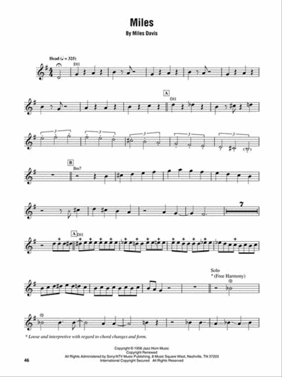 Miles Davis - Originals Vol. 2 Trumpet Solo scores gallery preview page 5