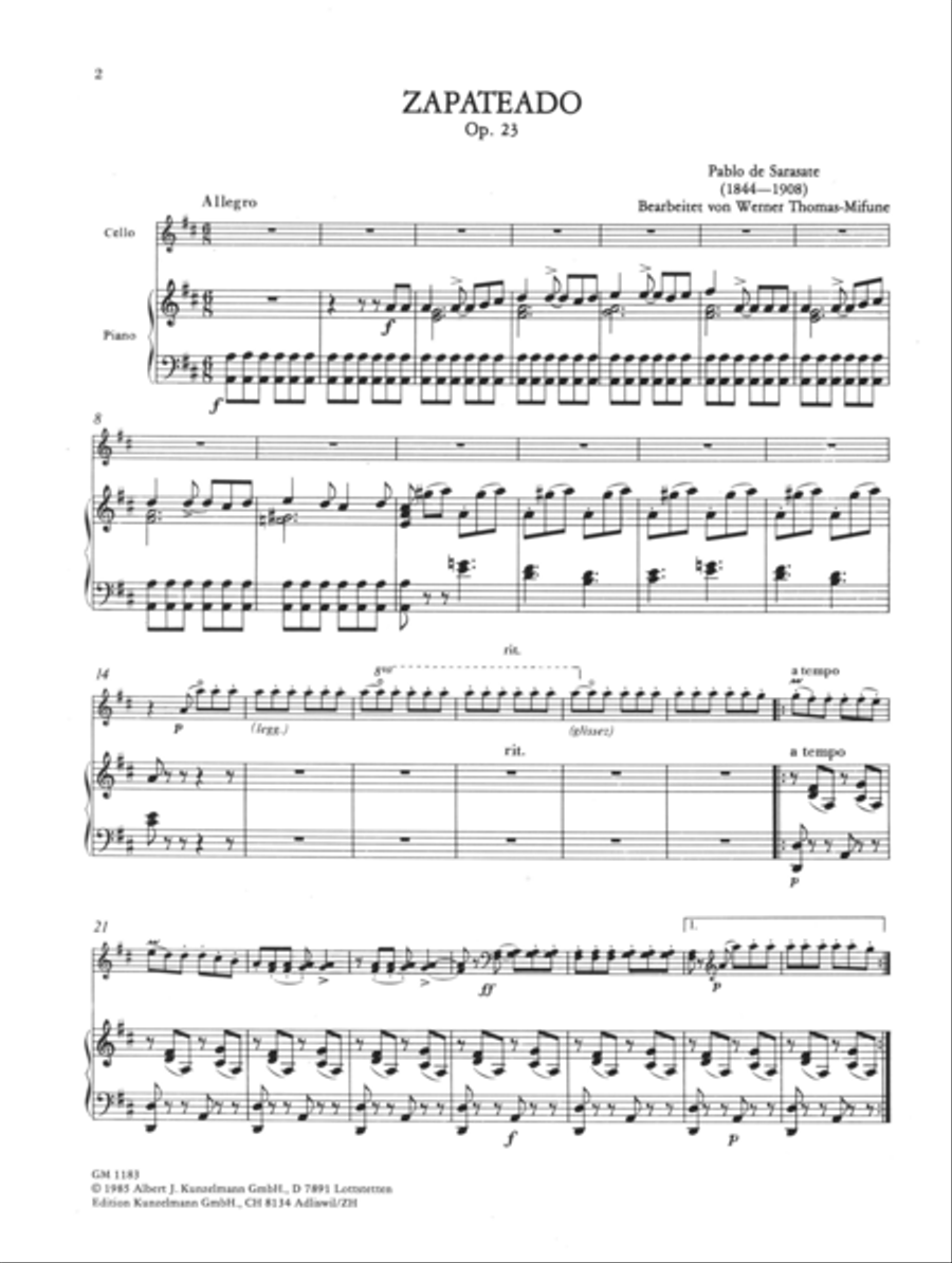 Zapateado Zapateado Piano scores gallery preview page 2