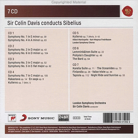 Colin Davis Conducts Sibelius