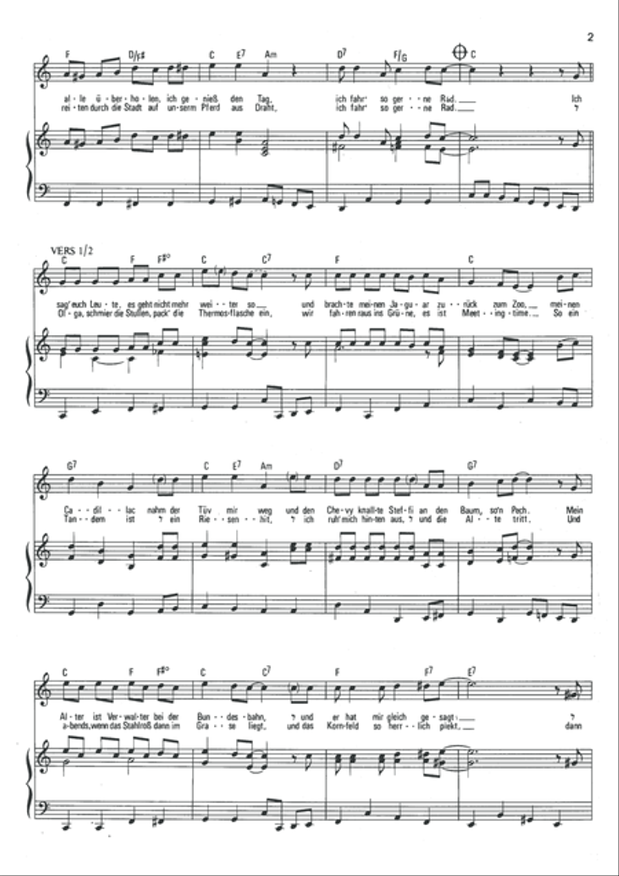 Ich fahr so gerne Rad (Bike Song) Voice scores gallery preview page 4