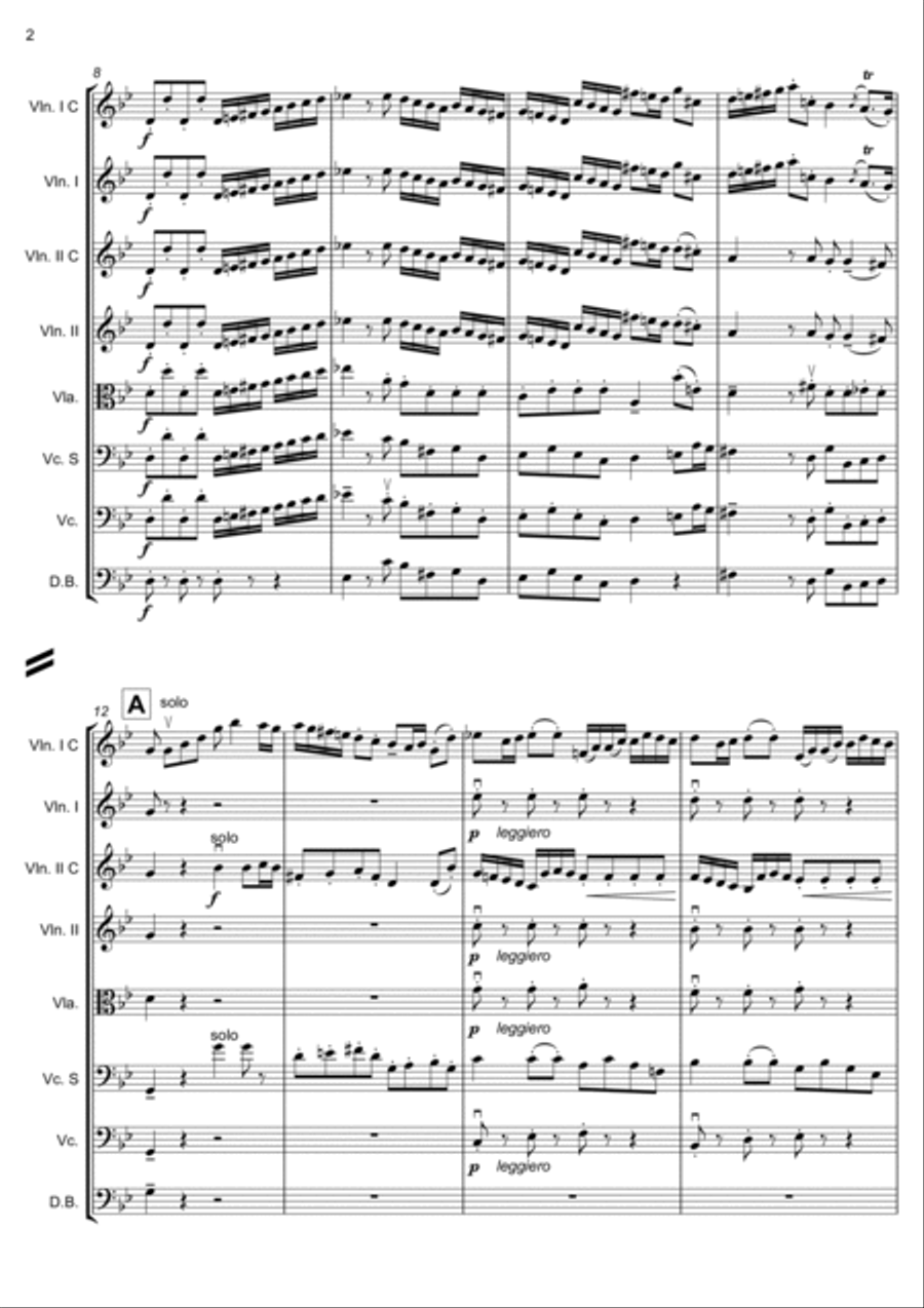 Concerto Grosso String Orchestra scores gallery preview page 2