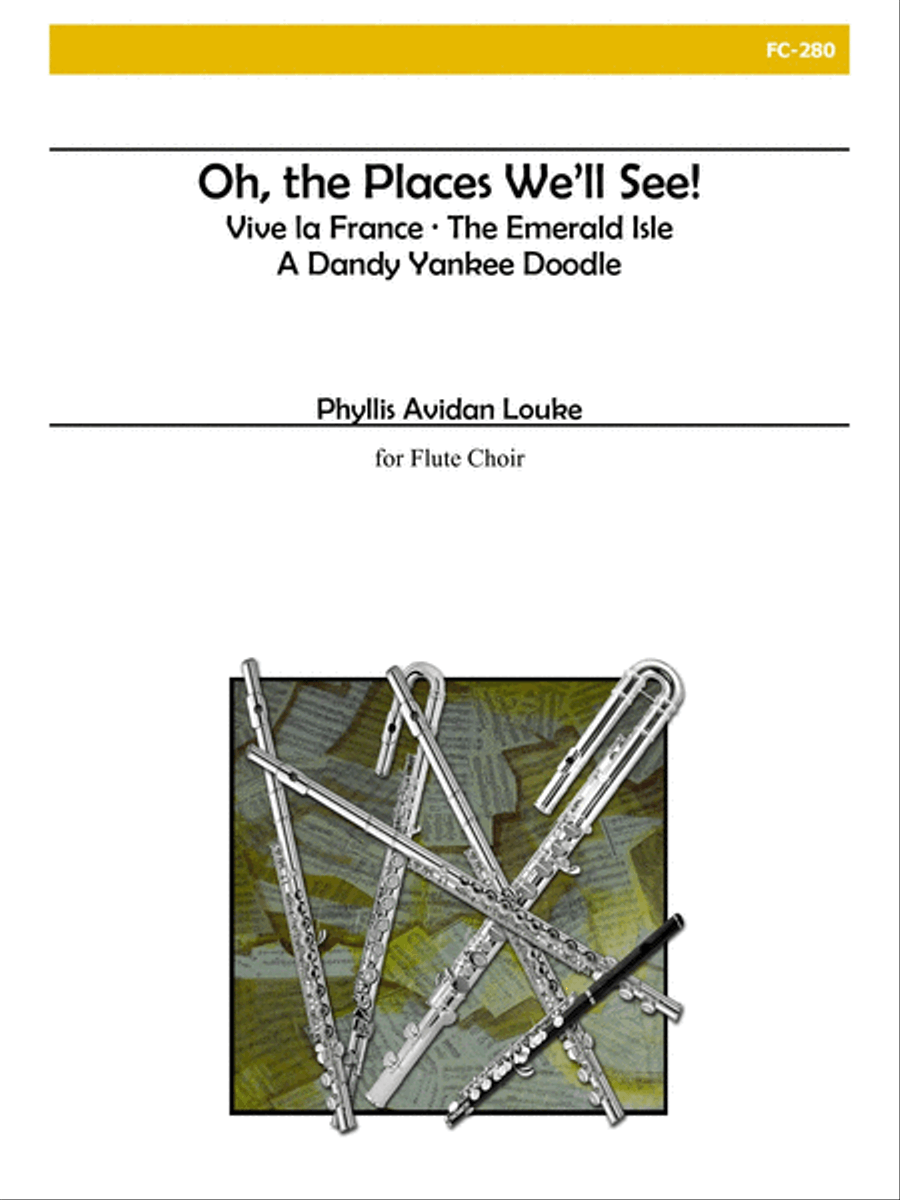 Oh, the Places We'll See! for Flute Choir Flute Choir scores gallery preview page 1