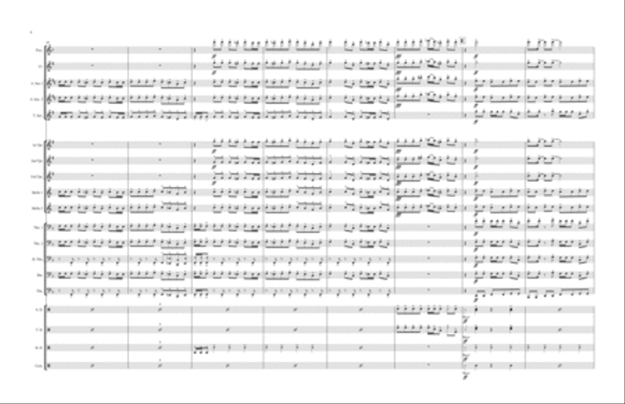 Juicy Wiggle Marching Band scores gallery preview page 4