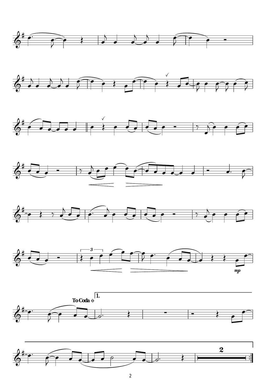 The A Team Alto Saxophone scores gallery preview page 2