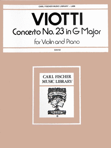 Concerto No. 23 in G Major