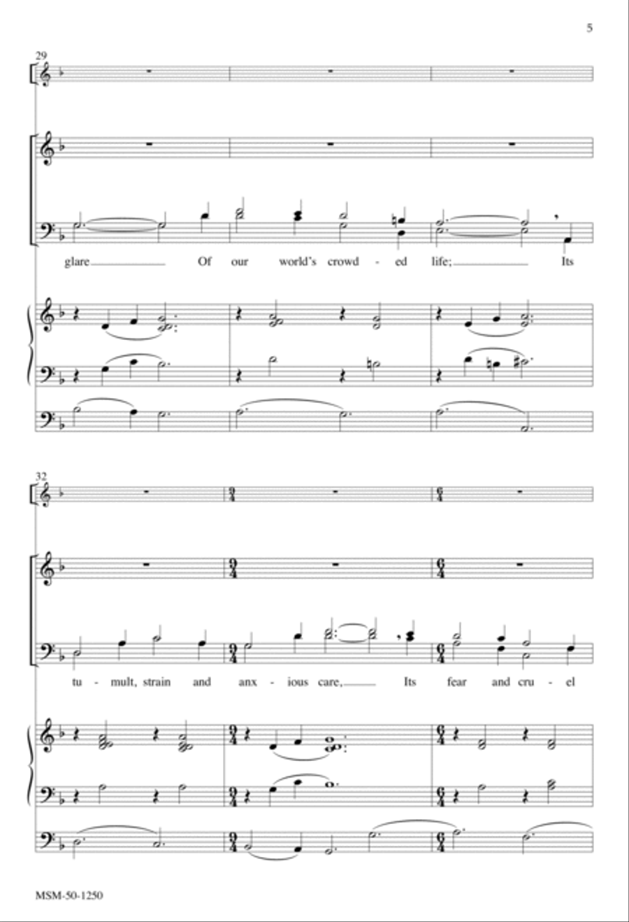 Still Shining in the Holy Light 4-Part scores gallery preview page 5