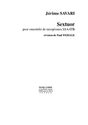 Book cover for Sextuor
