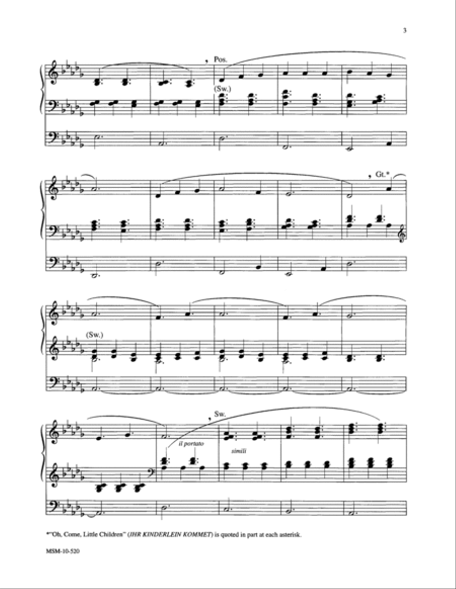 I Want to Walk as a Child of the Light Organ scores gallery preview page 2