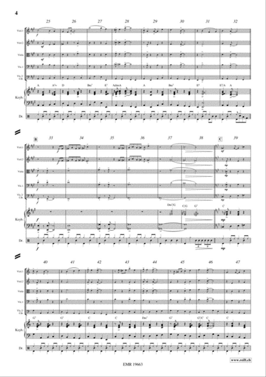 Santa Lucia Santa Lucia String Quintet scores gallery preview page 4