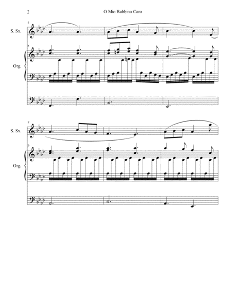 Three From Puccini Operas Woodwind Duet scores gallery preview page 3