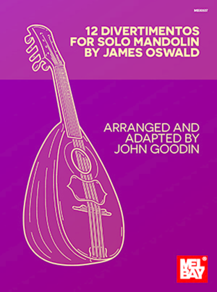 Book cover for 12 Divertimentos for Solo Mandolin