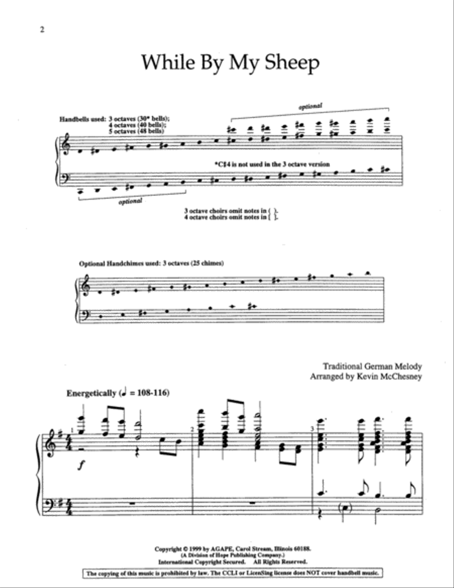 While by My Sheep 5-Octaves scores gallery preview page 7